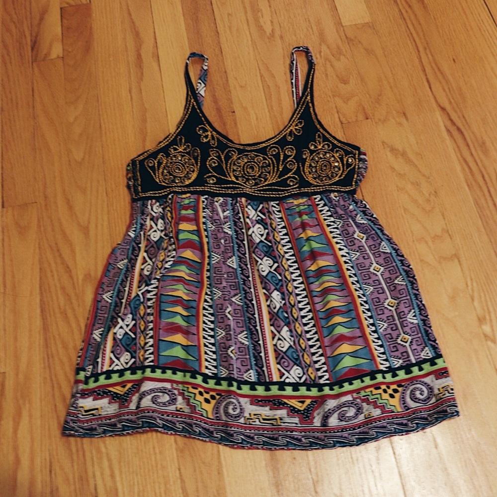 printed tank top | angie